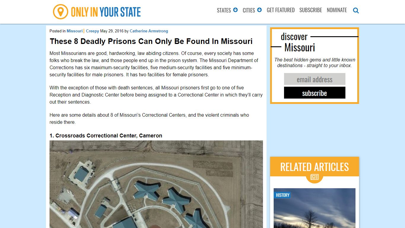 8 Prisons In Missouri - OnlyInYourState